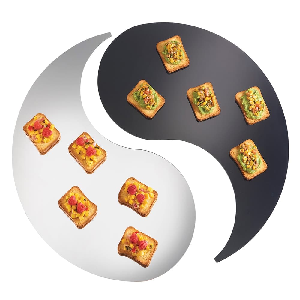 Cal-Mil PT245 24" Round Mirror Tray, Acrylic