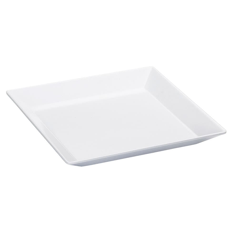 Cal-Mil SR252 11" Square Platter - Melamine, White