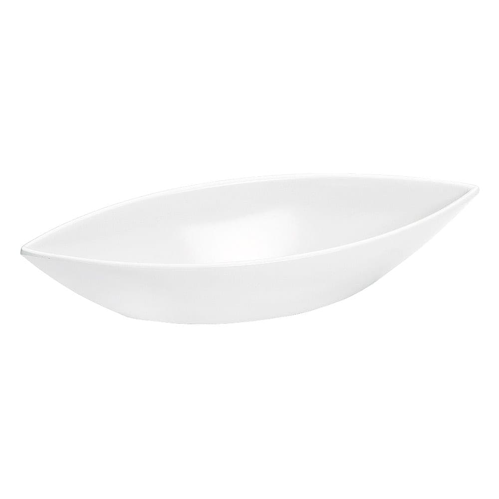 Cal-Mil SR350 1 qt Oval Melamine Serving Bowl, White