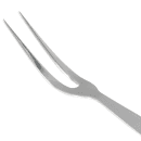 Browne Elite 11" 2-tine Meat Fork, Stainless Steel, Mirror Finish (573150) thumbnail 6