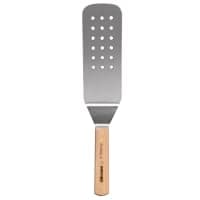 Browne Turner, 8 x 3" Stainless Steel Blade, Perforated, Hardwood Handle (574314P) thumbnail 3