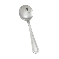 Browne 6 1/2" Bouillon Spoon with 18/0 Stainless Grade, Celine Pattern (502517) thumbnail 2