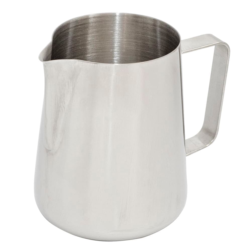Browne 1 1/2 qt Contemporary Creamer - Mirrored Stainless Steel, Silver (515012)