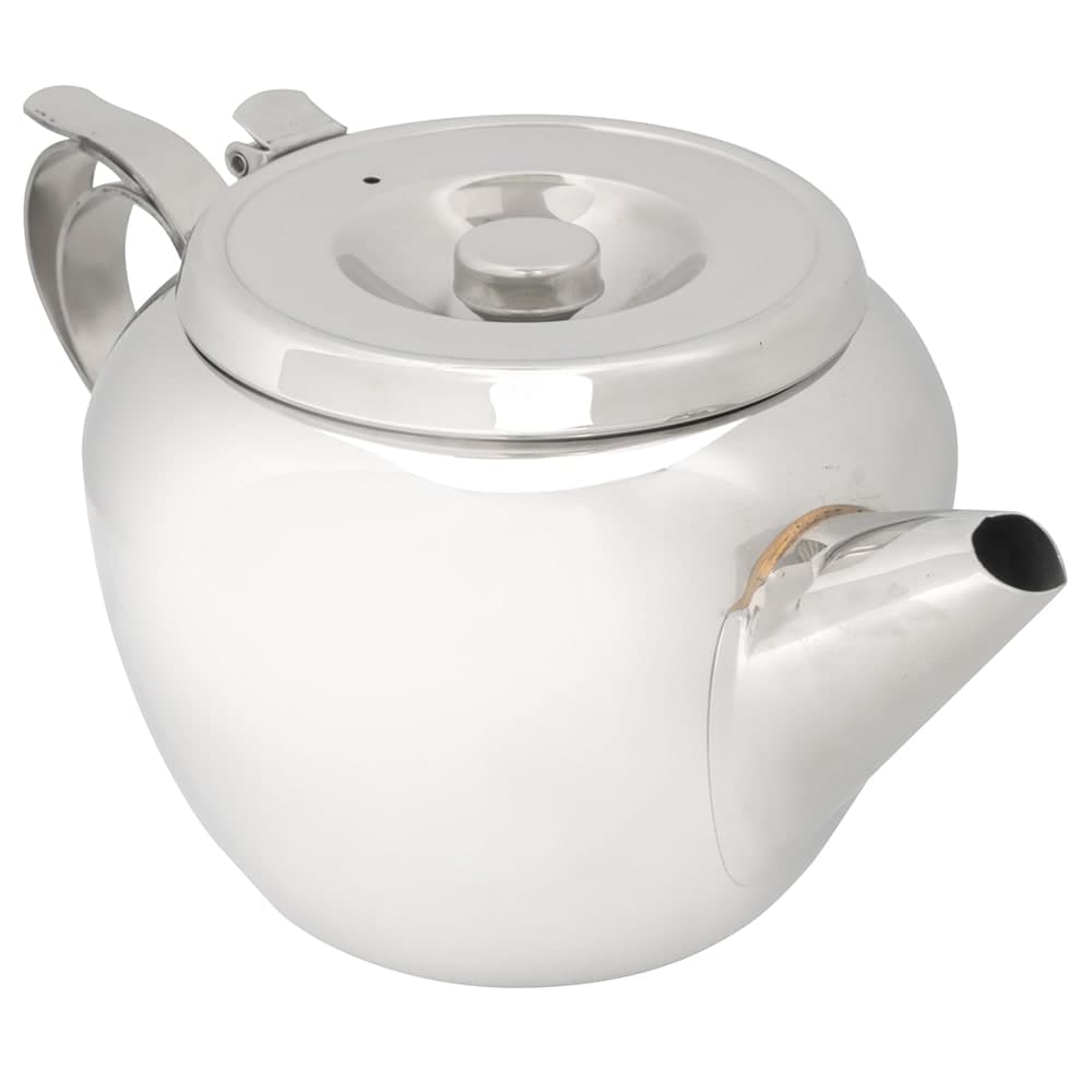 Browne Stackable Teapot, 48 oz, 18/8 Stainless Steel, Stackable (515154)