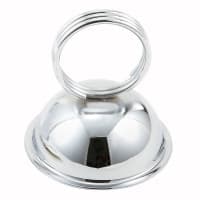 Browne 2 1/4" Tabletop Menu Card Holder - Steel (57596) thumbnail 2