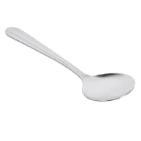 Browne 5 4/5" Bouillon Spoon with 18/0 Stainless Grade, Dominion Pattern (5509) thumbnail 6