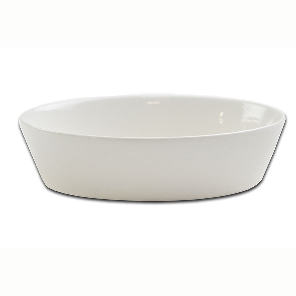 Browne 9 oz. Oval, Ceramic Baking Dish, White (564004W)