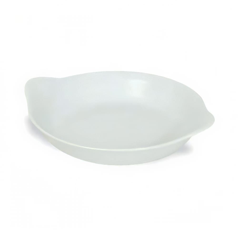 Browne 10 oz. Round, Porcelain Au Gratin Dish, White (564010W)