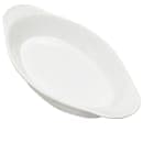Browne 12 oz. Porcelain, Oval, Lasagna Baking Dish, White (564012W) thumbnail 3