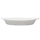 Browne 12 oz. Porcelain, Oval, Lasagna Baking Dish, White (564012W) thumbnail 4