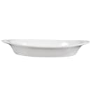 Browne 16 oz. Porcelain, Oval, Lasagna Baking Dish, White (564015W) thumbnail 2