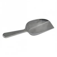 Browne 4 oz Kitchen Scoop, Flat Bottom, Aluminum (574252) thumbnail 9