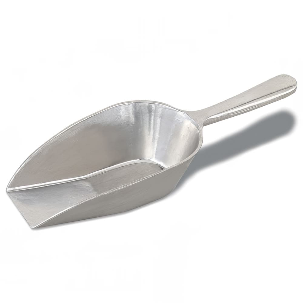 Browne 24 oz Kitchen Scoop, Flat Bottom, Aluminum (574255)
