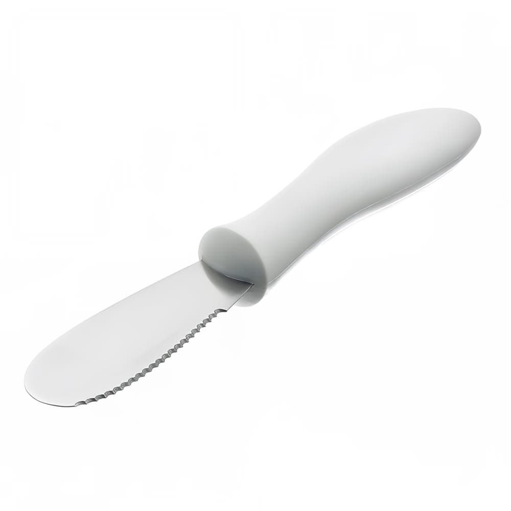 Browne Serrated Butter Spreader, w/3 1/2" x 1 3/10" Blade (574362)