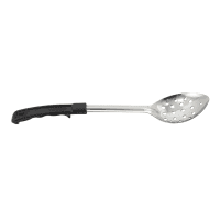Browne Stainless Steel Serving Spoon, Plastic Handle 15" Perforated (572352) thumbnail 7