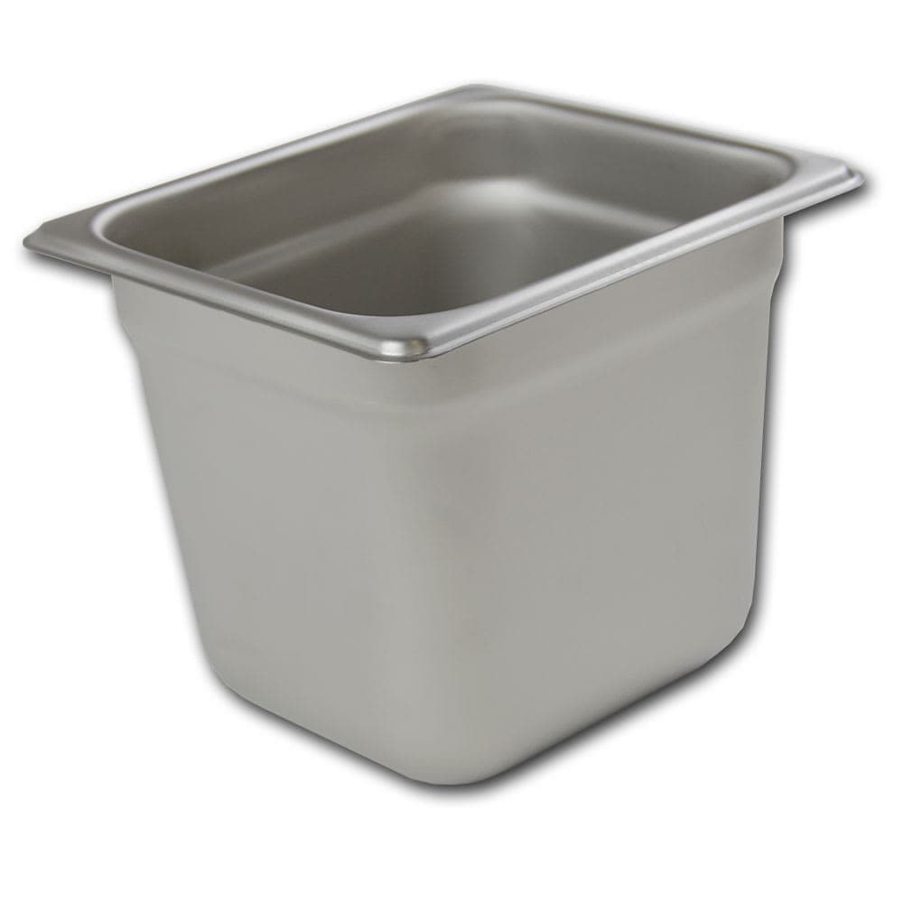 Browne Sixth Size Steam Pan, Stainless (5781606)