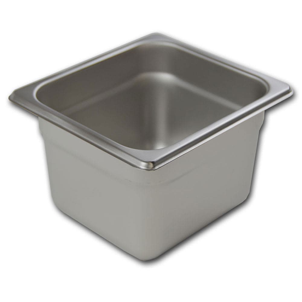 Browne Sixth Size Steam Pan, Stainless (98166)