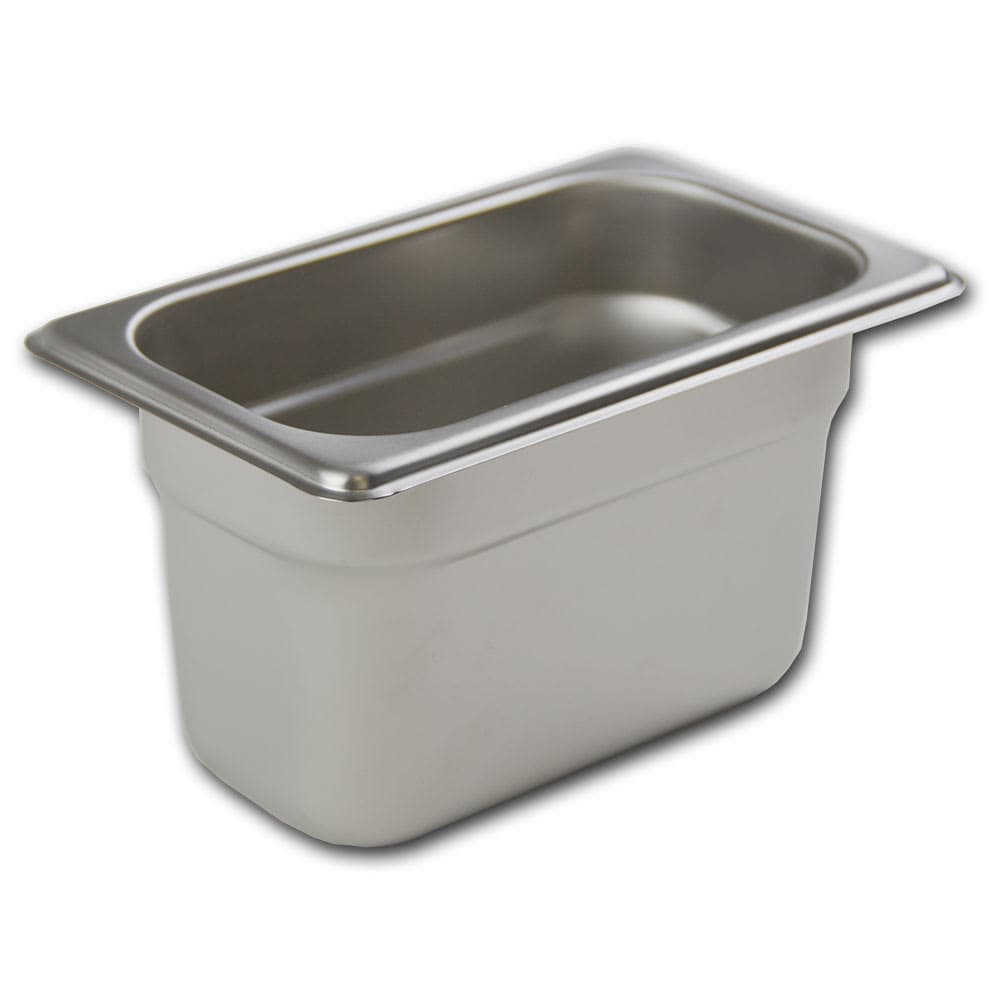 Browne Ninth Size Steam Pan, Stainless (98194)