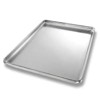Browne 1/2 Half Size Bun / Sheet Pan - 18" x 13" x 1", 18 gauge Aluminum, Perforated (58132641) thumbnail 4