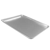 Browne 1/1 Full Size Bun / Sheet Pan - 26" x 18" x 1", 18 gauge Aluminum, Natural Finish (58182640) thumbnail 2