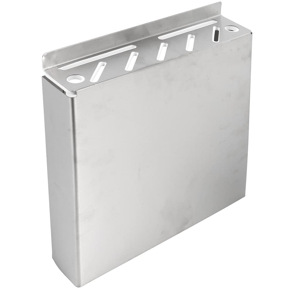 Browne Knife Rack w/ 5 Knife Capacity & Wall Counter Table Mount, Stainless (HKP321)