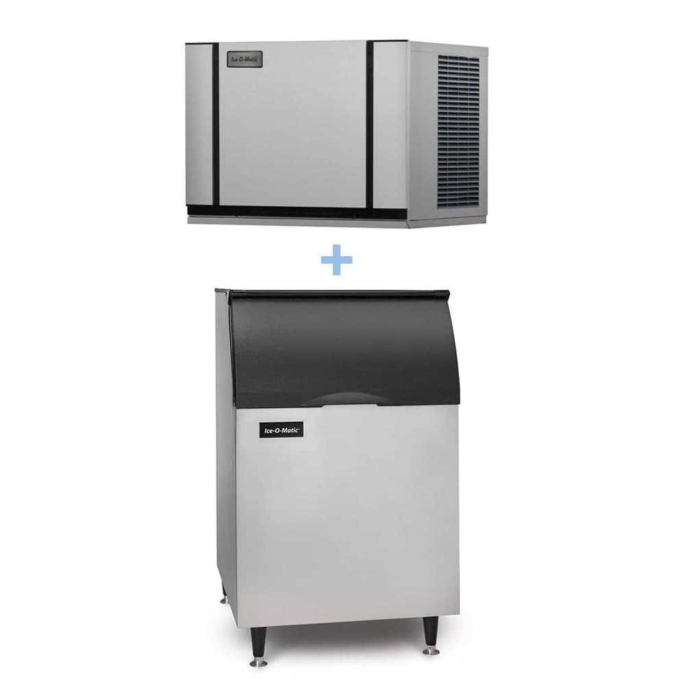Ice-O-Matic CIM0636FA/B55PS 600 lb Elevation Series™ Full Cube Ice Machine w/ Bin - 510 lb Storage, Air Cooled, 208-230v