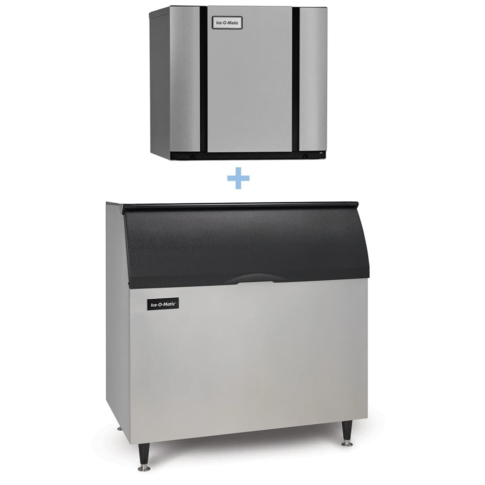 Ice-O-Matic CIM1136FA49/B110PS/BPF-1 932 lb Elevation Series™ Full Cube Ice Machine w/ Bin - 854 lb Storage, Air Cooled, 208-230v
