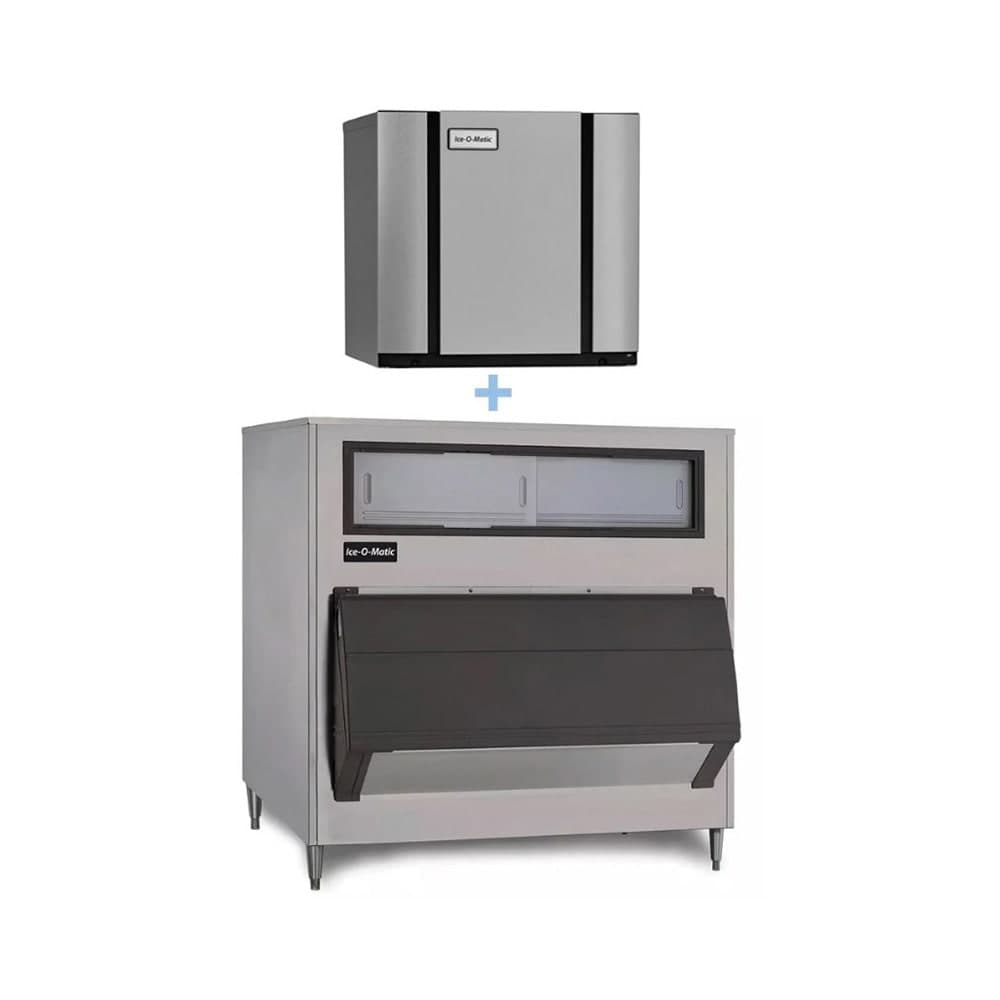 Ice-O-Matic CIM1446FW/B110PS 1560 lb Elevation Series™ Full Cube Ice Machine w/ Bin - 854 lb Storage, Water Cooled, 208-230v