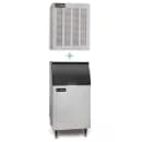 Ice-O-Matic GEM0650A/B42PS/KBT24 740 lb Pearl Ice® Nugget Ice Machine w/ Bin - 351 lb Storage, Air Cooled, 115v thumbnail 2