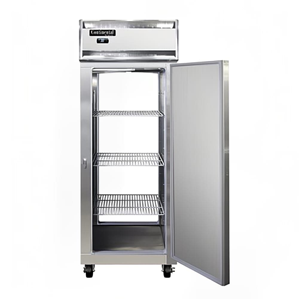 Continental 1FENSSPT 28 1/2" One Section Pass Thru Freezer, (2) Right Hinge Solid Doors, 115v