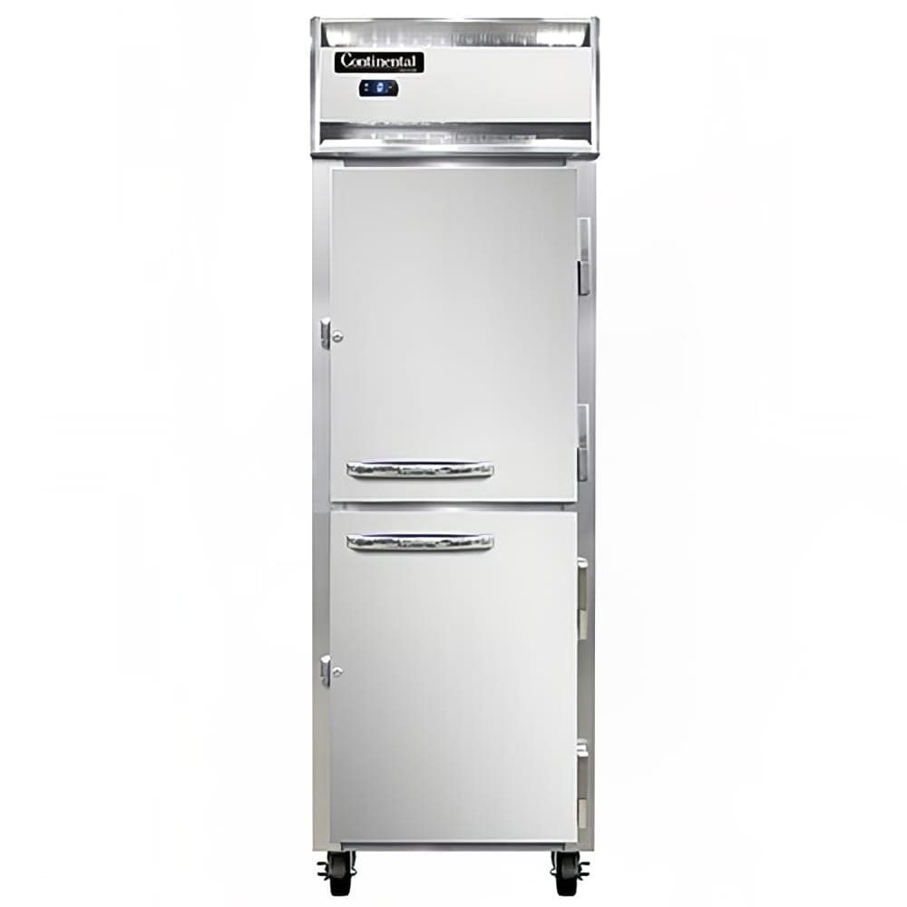 Continental 1FSNHD 26" One Section Reach In Freezer, (2) Right Hinge Solid Doors, 115v