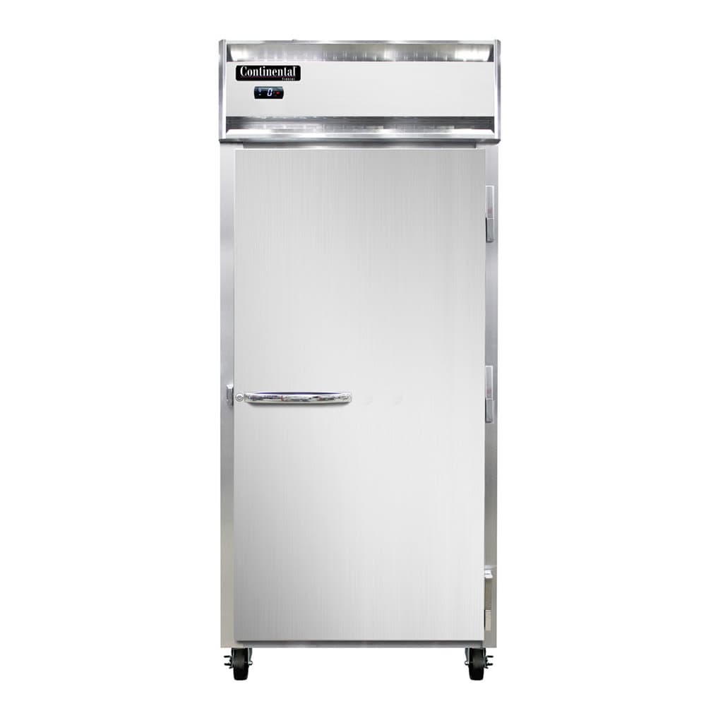 Continental 1FXN 36 1/4" One Section Reach In Freezer, (1) Right Hinge Solid Door, 115v