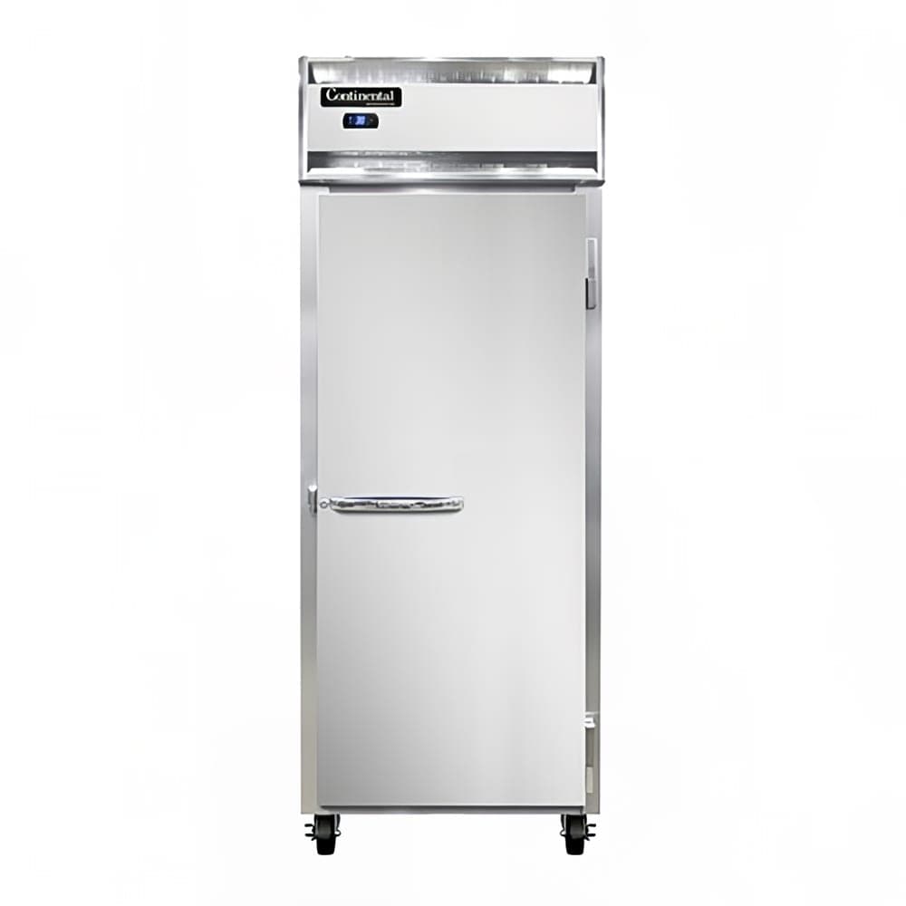 Continental 1RESNSS 28 1/2" One Section Reach In Refrigerator, (1) Right Hinge Solid Door, 115v