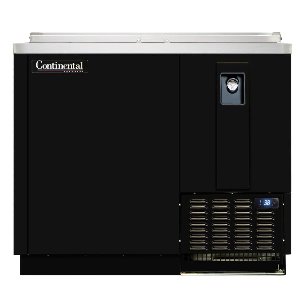 Continental BC37N 37" Forced Air Bottle Cooler - Holds (288) 12 oz Bottles, Stainless Interior, 115v