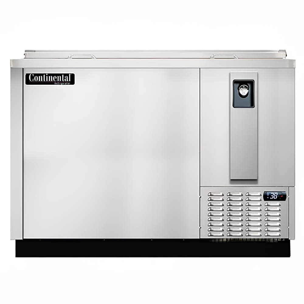 Continental BC50NSS 50" Forced Air Bottle Cooler - Holds (432) 12 oz Bottles, 115v