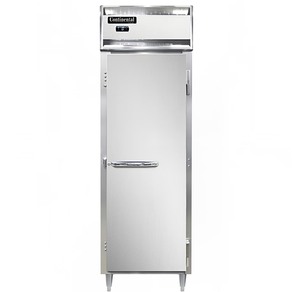 Continental D1FN 26" Designer Line One Section Reach In Freezer, (1) Right Hinge Solid Door, 115v