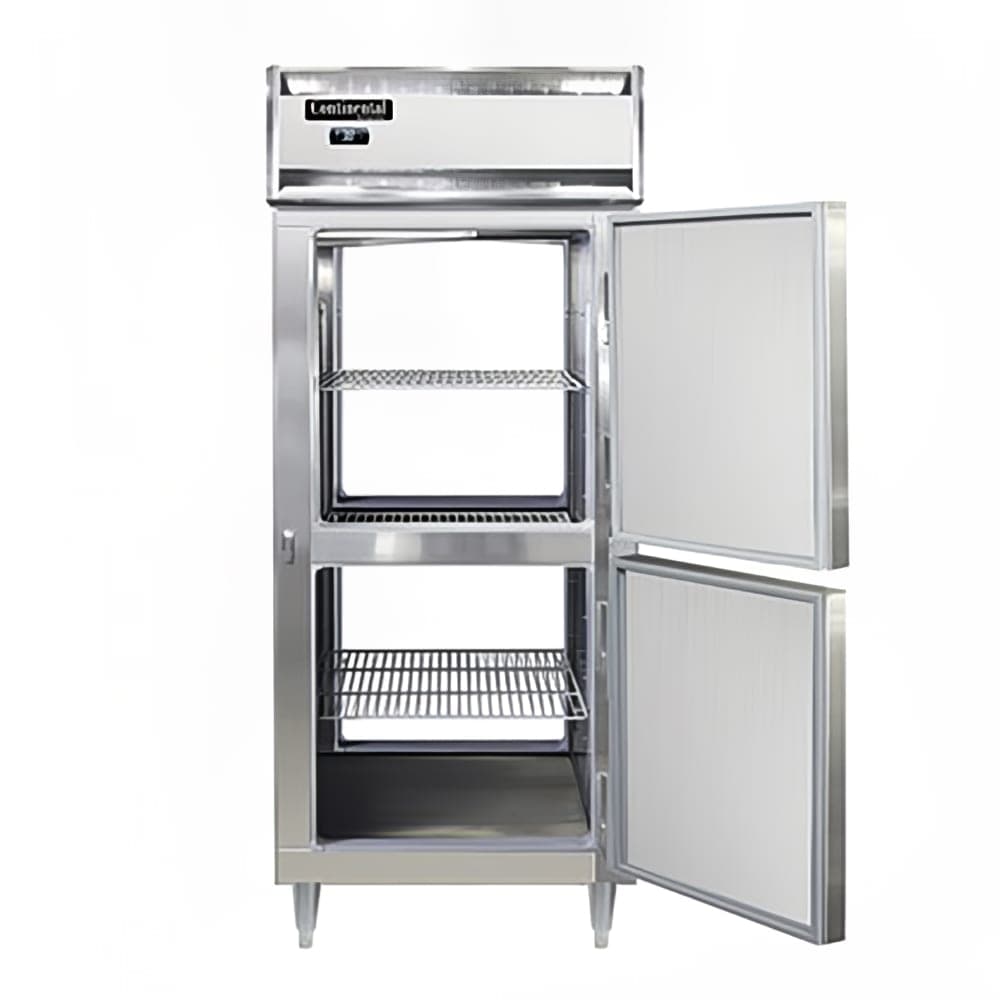 Continental D1FXNSAPTHD 36 1/4" Designer Line One Section Pass Thru Freezer, (4) Right Hinge Solid Doors, 115v