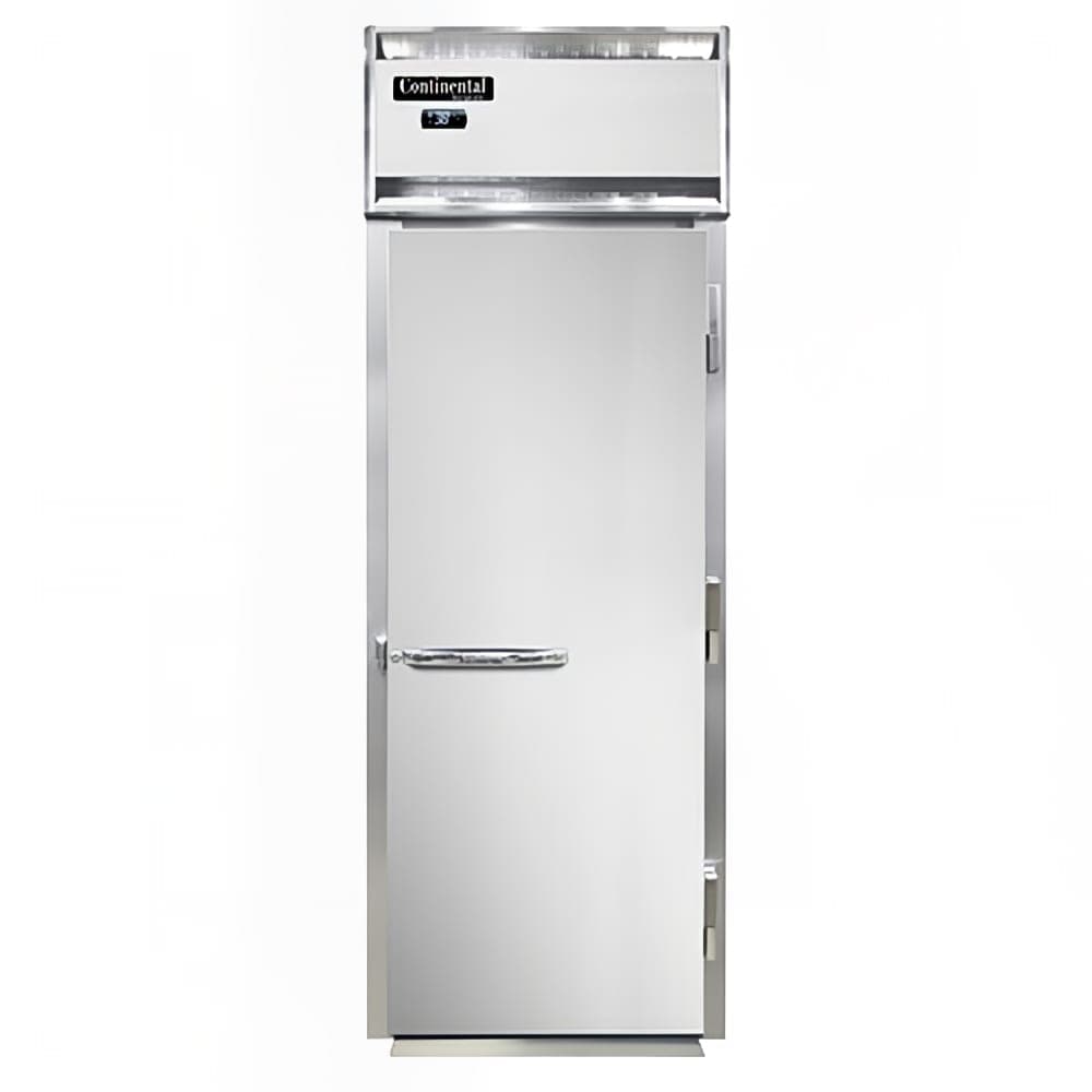 Continental D1RINSAE 35 1/4" One Section Roll In Refrigerator, (1) Right Hinge Solid Door, Top Compressor, 115v