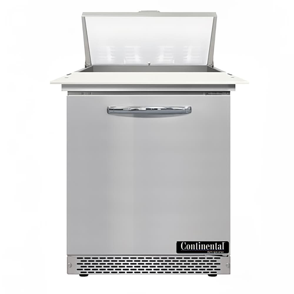 Continental D27N8C-FB 27" Designer Line Sandwich/Salad Prep Table w/ Refrigerated Base, 115v