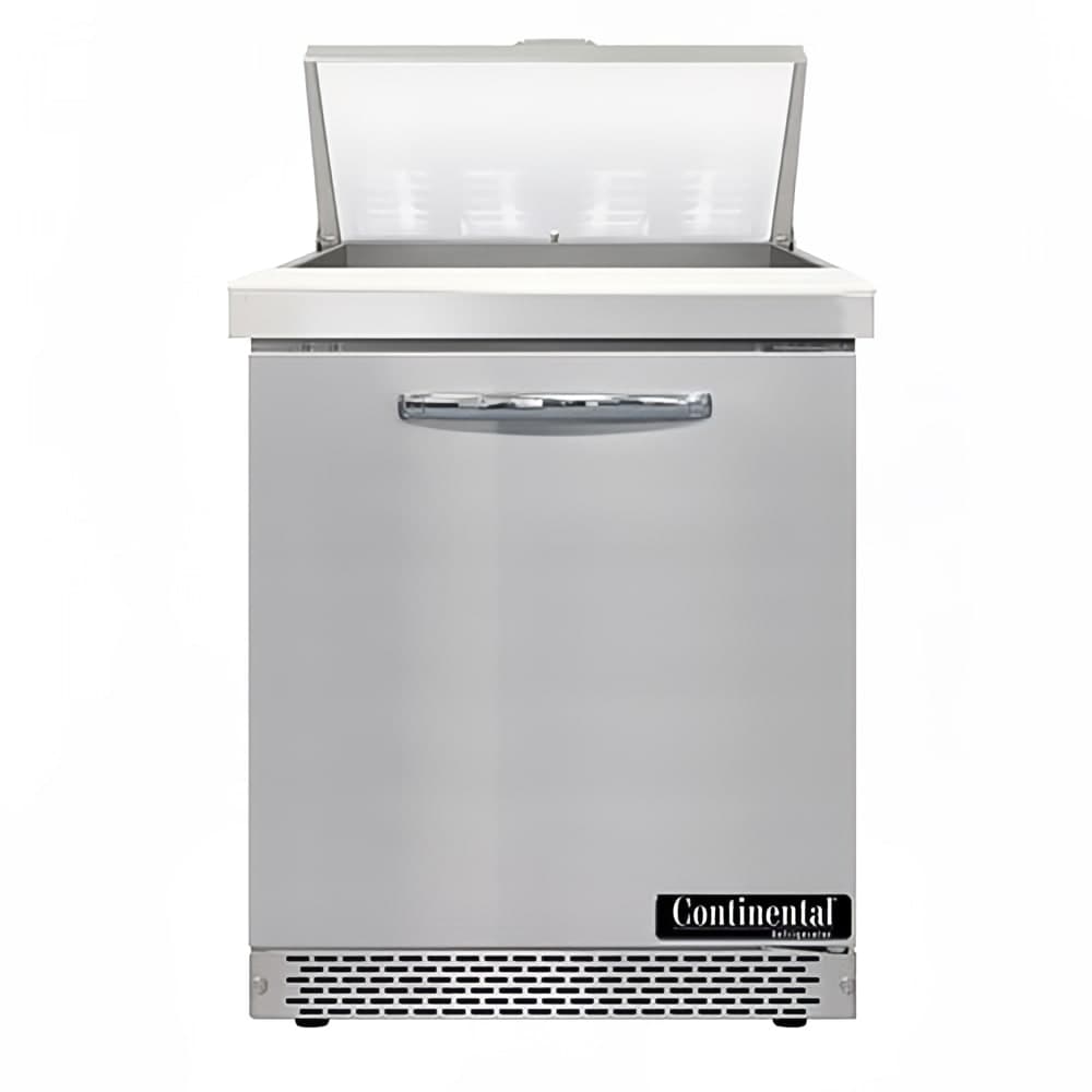 Continental D27N8-FB 27" Designer Line Sandwich/Salad Prep Table w/ Refrigerated Base, 115v
