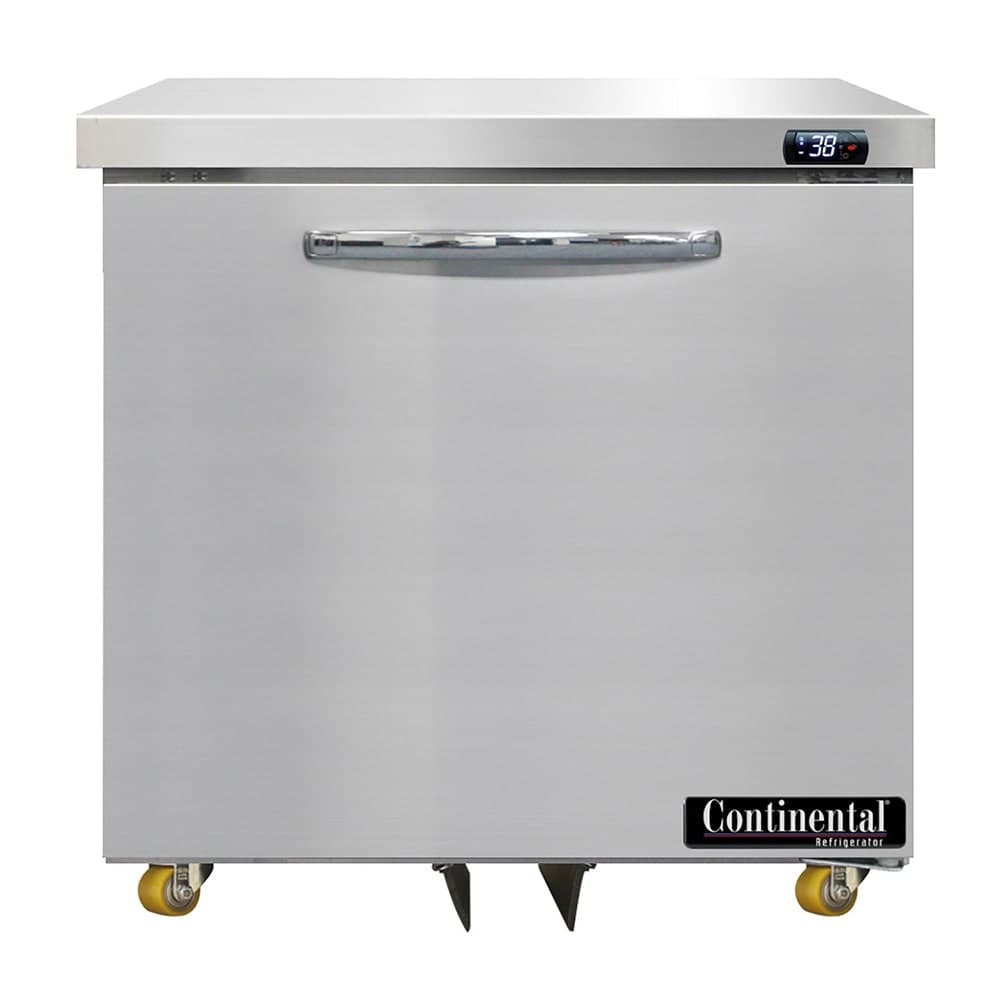 Continental D32N-U 32" W Undercounter Refrigerator w/ (1) Section & (1) Door, 115v