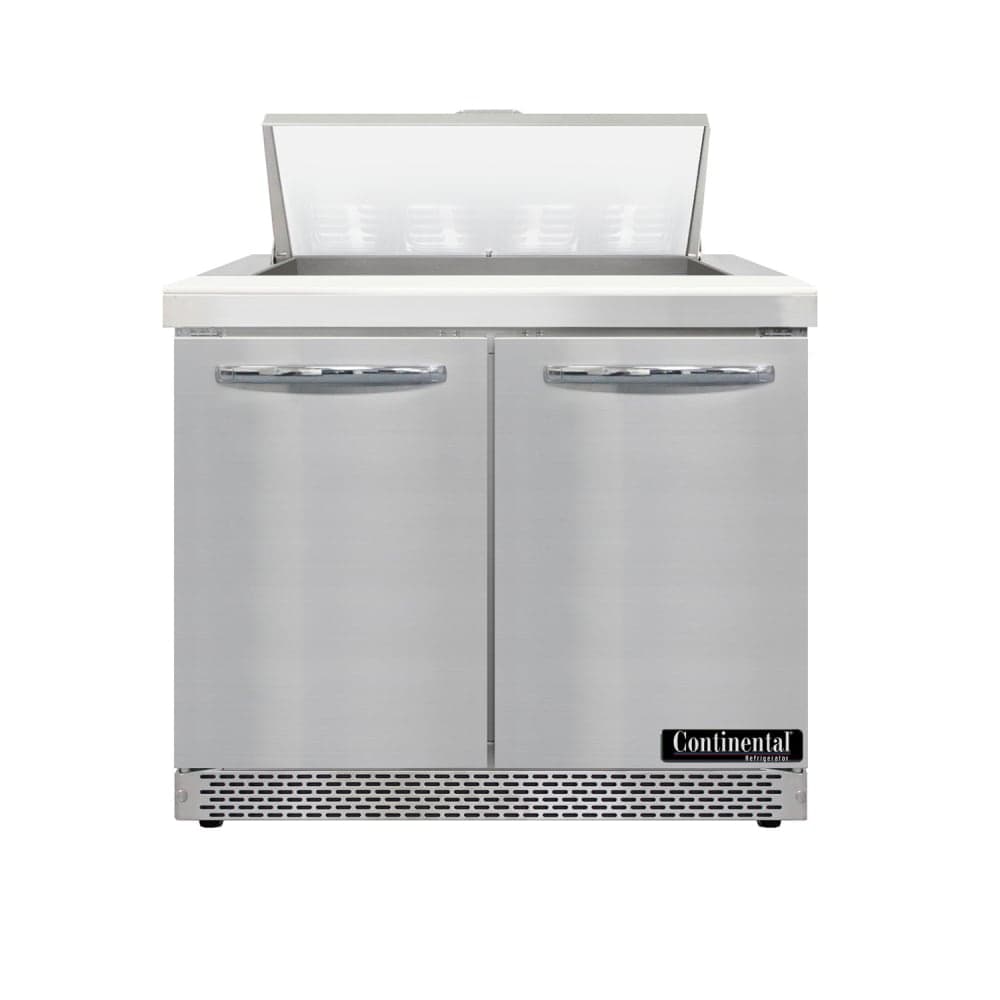 Continental D36N8-FB 36" Designer Line Sandwich/Salad Prep Table w/ Refrigerated Base, 115v