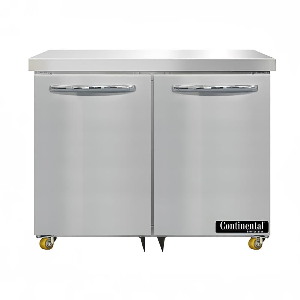 Continental DF36N-U 36" W Undercounter Freezer w/ (2) Sections & (2) Doors, 115v