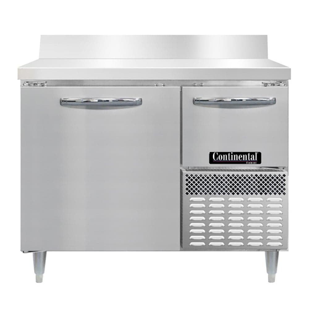 Continental DFA43NSSBS 43" W Worktop Freezer w/ (2) Sections & (2) Doors, 115v