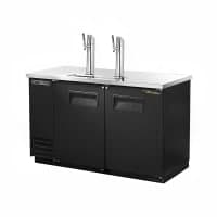 Continental KC59N 59" Kegerator Beer Dispenser w/ (2) Keg Capacity - (2) Columns, Black, 115v thumbnail 2