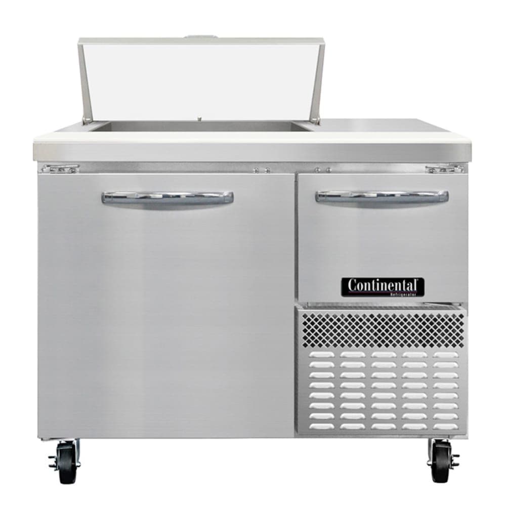 Continental RA43SN6 43" Sandwich/Salad Prep Table w/ Refrigerated Base, 115v
