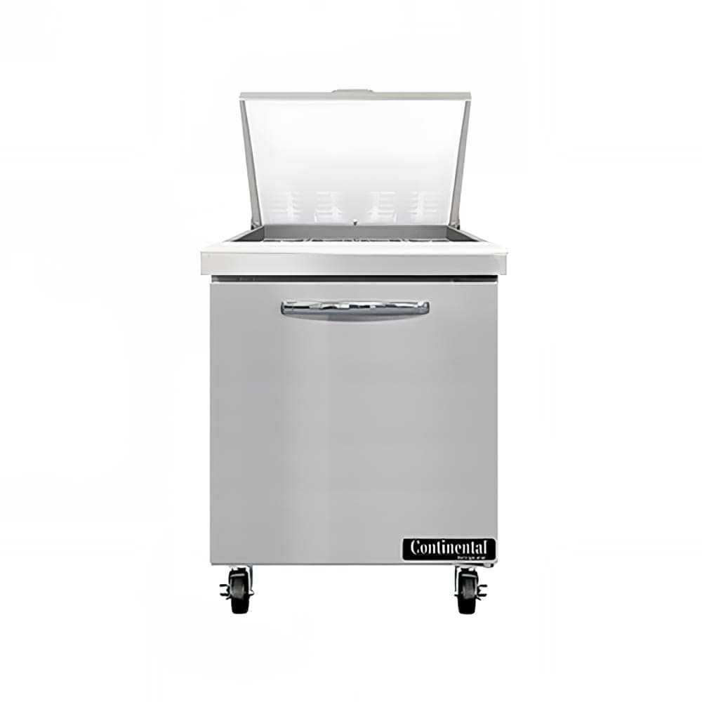 Continental SW27N12M 27" Sandwich/Salad Prep Table w/ Refrigerated Base, 115v