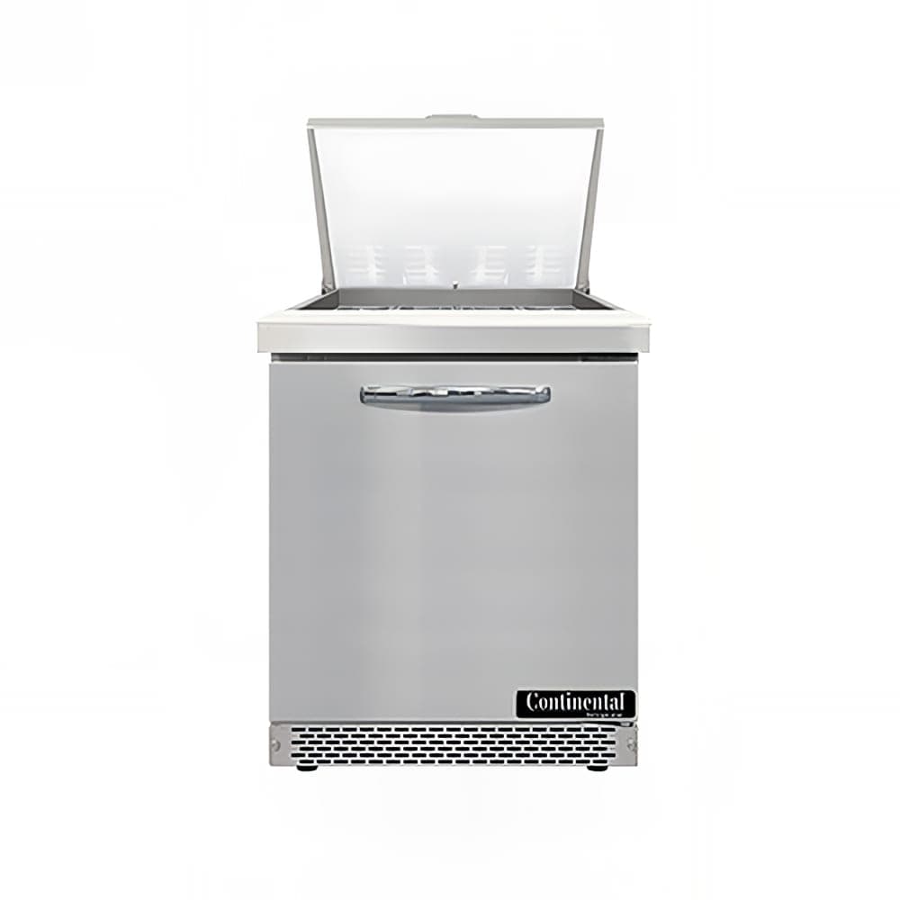 Continental SW27N12M-FB 27" Sandwich/Salad Prep Table w/ Refrigerated Base, 115v