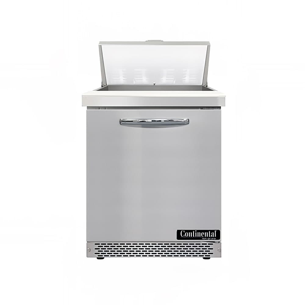 Continental SW27N8-FB 27" Sandwich/Salad Prep Table w/ Refrigerated Base, 115v