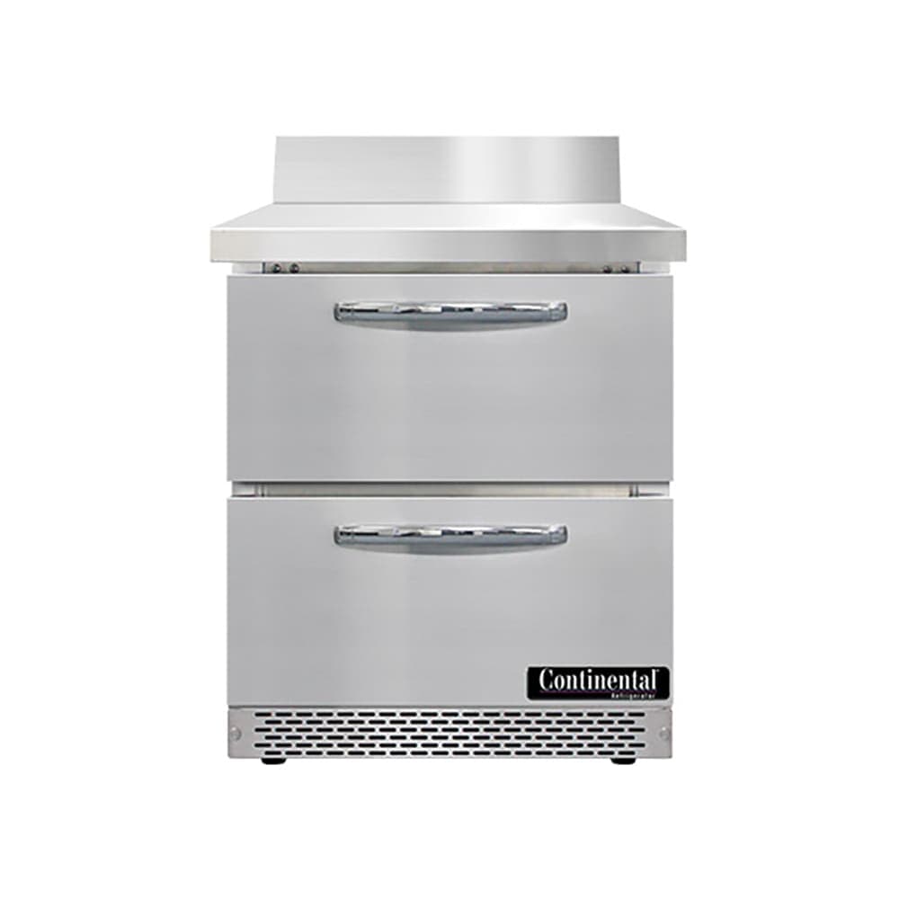 Continental SW27NBS-FB-D 27" Worktop Refrigerator w/ (1) Sections, 115v